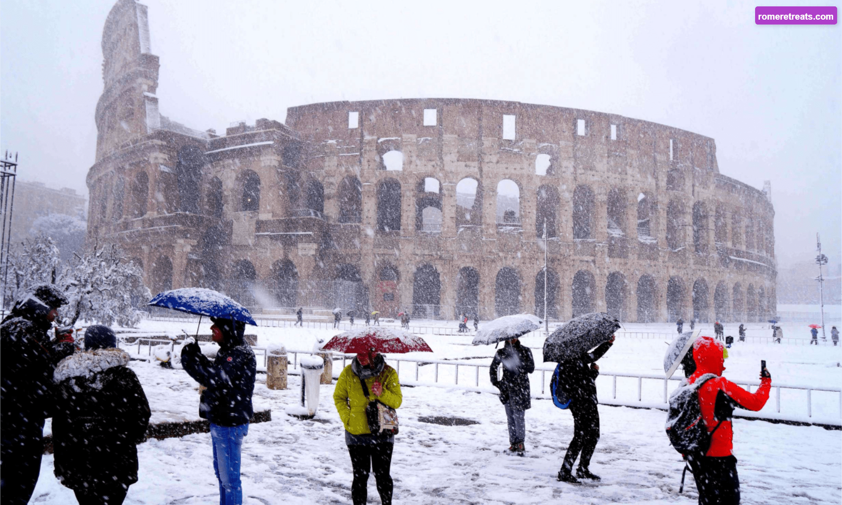 Rome in winter